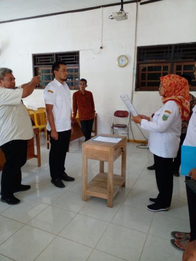 Gladi bersih pelantikan sekdes desa grogolbeningsari