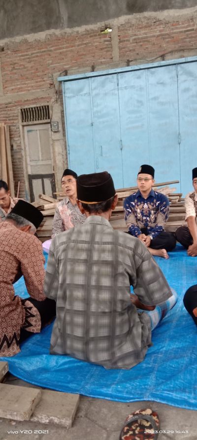 Tahlil bersama dalam rangka peletakan batu pertama pembangunan jalan sentlip ke selatan